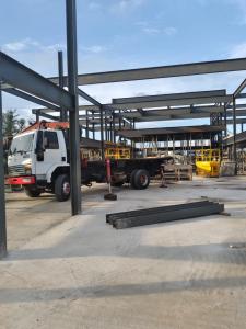 Obra em andamento.