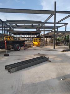 Obra em andamento.